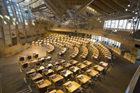 Scottish parliament interior